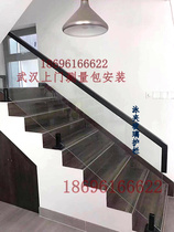 Wuhan factory direct swimming clip glass guardrail glass stair handrail