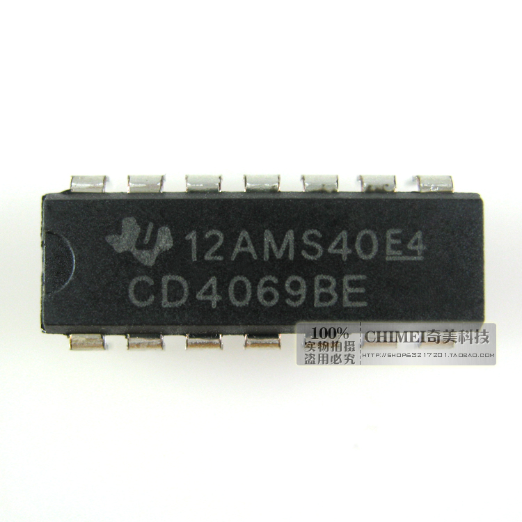 【全新原装】cd4069be hef4069 mc14069 集成电路 ic芯片 零配件