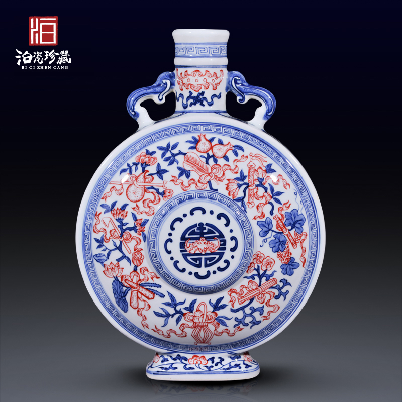 Jingdezhen ceramics hand - made imitation the qing qianlong youligong sweet vase on the living room and home furnishing articles