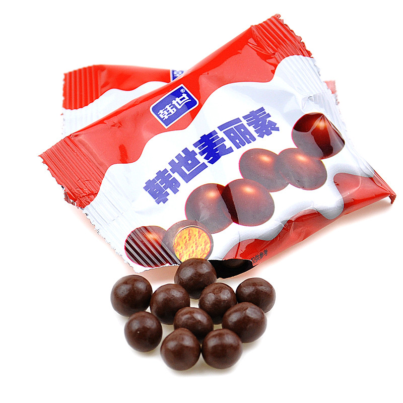 韩世麦丽素朱古力散装500g结婚喜糖果零食童年的味道休闲零食年货