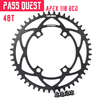 PASS QUEST APEX 110BCD four-claw disc positive and negative tooth disc road cross-country single disc