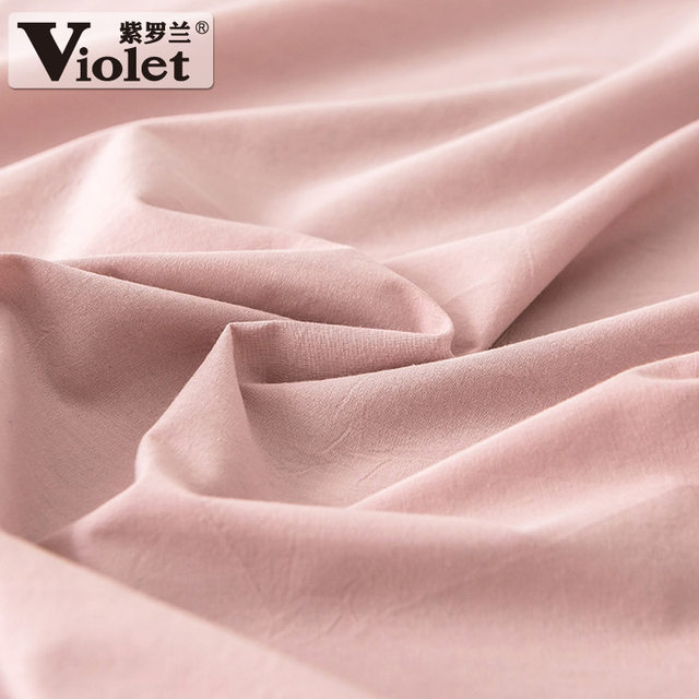 Violet cotton washed cotton sheets single piece pure cotton single and double students dormitory beds 1.5 ແມັດ 1.8 ແມັດ ຜ້າປູບ່ອນນອນ