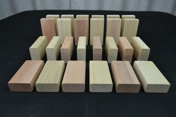 木质多米诺木制儿童玩具料拼装积木料宝宝益智画图diy拼图底板