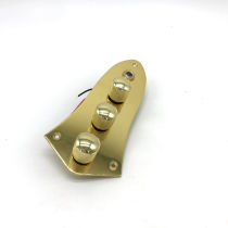 Electric guitar accessories Electric bass circuit board JB electric bass circuit with metal volume button circuit Gold silver