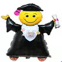 Graduation aluminum foil balloon bear Dr. aluminum foil balloon three-dimensional doctor aluminum foil balloon astronaut aluminum foil balloon