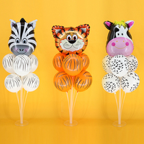 Table floating balloon bracket animal shape column decoration children adult baby birthday party decoration supplies