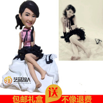 Clay pottery doll custom soft pottery doll custom real doll handmade doll diy photo custom wax statue gift