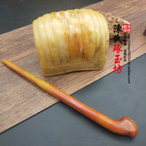 Antique Jade Miscellaneous Pieces Tang Dynasty Jade crown hat Crown Taoist hair crown costume shooting props jade hair crown headdress hair accessories