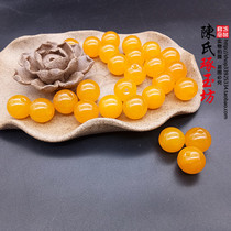 Loose beads DIY handmade accessories Bracelet necklace with beads Jade beads Orange accessories Pendant lanyard accessories