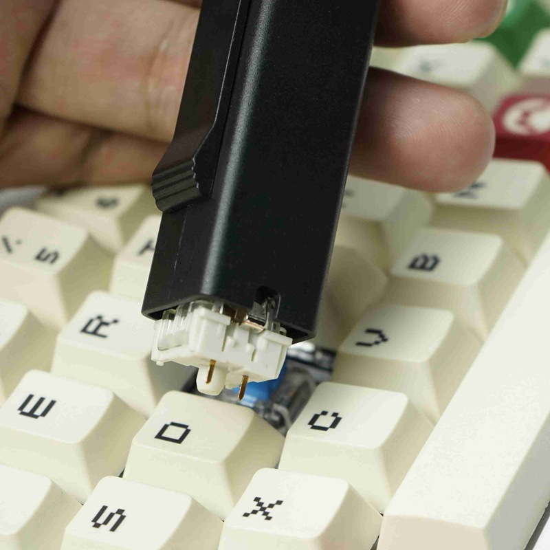 二合一拔键器机械键盘换帽换轴工具结构稳定耐用启键轴清洁维修