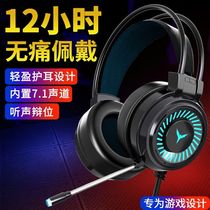 G58 computer headset headset e-sports game 7 1 channel eating chicken wired headset with microphone headset