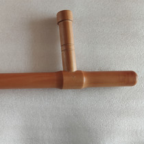 Wooden double inflection in Chinese martial arts traditional apparatus