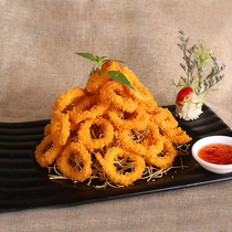 Zhengda chicken onion rings 800g deep-fried frozen fried chicken rings western restaurant quick-frozen snacks fast food snacks