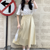 yesroom22 spring new Korean casual pocket cartoon spoof embroidery short sleeve loose round neck cotton T-shirt