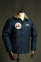 Universal Produces Recarved US Navy N1 Deck Suit Ship Jacket TALON Retro Men's Thickened Fall Winter Jacket