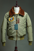 World War II B15C Nylon a2 Pilots Jacket Air Force Men's Wool Winter New Cotton-padded jacket