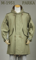 Universal M1951 Fish Tail PARKA Coat Retro Loose Parke Coat