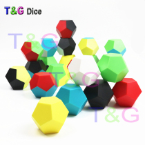 Large number 12 Faceted Plastic Dice Teaching Puzzle Props Kid DIY Toy Creative Little Props