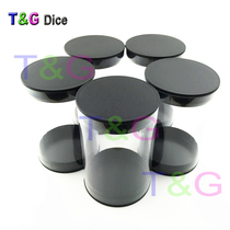 Containing packaging tube transparent plastic pipe table tours containing dice toy round pipe display props