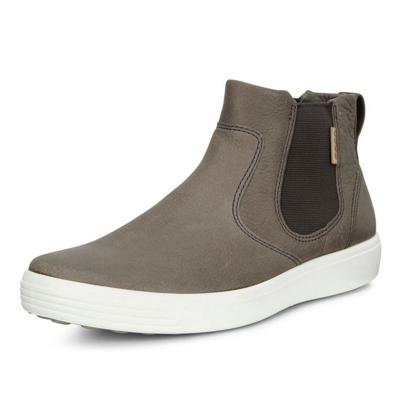 ecco爱步男鞋真皮套脚柔酷休闲短筒靴430124海外代购_7折现价959元