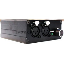 Balanced Canon stereo to RCA or 3 5 audio converter Cannon to headset dual-channel all aluminum housing