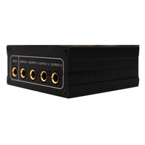 SF 1 in 4 out microphone audio distributor adopts 6 35 gold-plated interface all aluminum shell stage performance