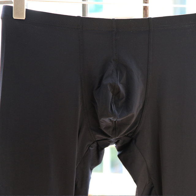 manview ຜູ້ຊາຍແອວຕ່ໍາ sexy ເກົ້າຈຸດ pants leggings ຫນາແຫນ້ນຂອງໄວຫນຸ່ມ trendy underwear silky