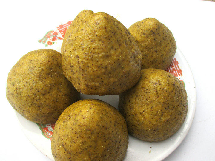 包邮 真空包装 农家自制 粗粮杂粮黑豆窝头 馍馍 馒头 6个