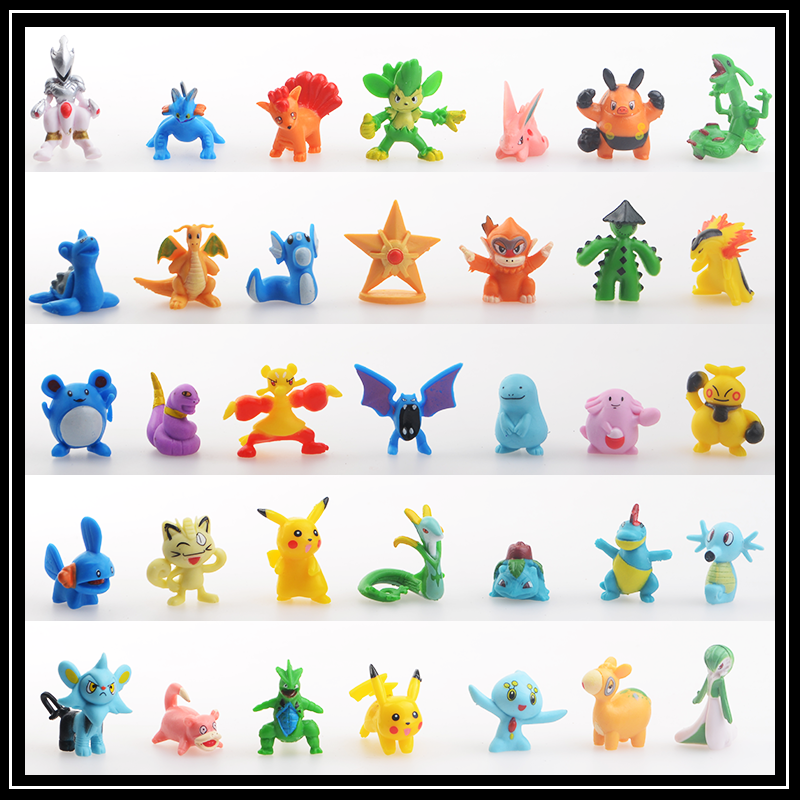 144神奇宝贝公模型迷你全套玩具套装手办摆件口袋妖怪宠物小_7折现价