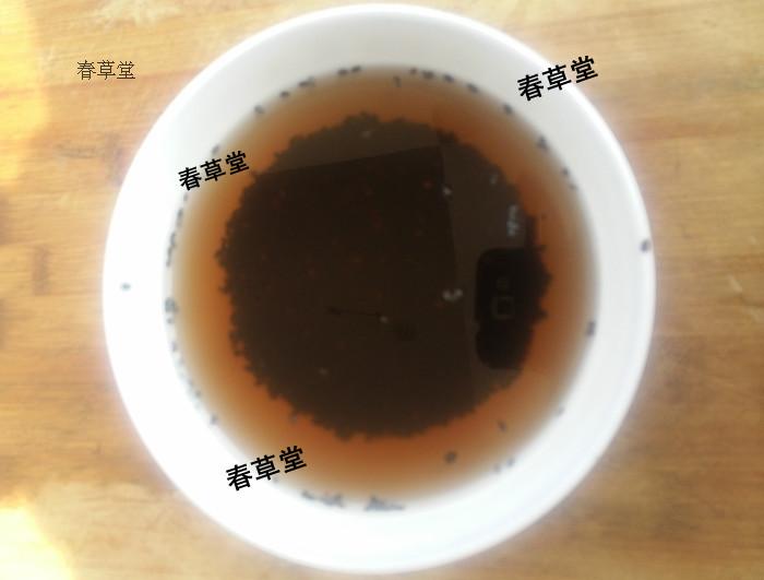 本店黑芝麻泡水后呈红褐色,充分改名了黑芝麻表层中体现田鸡的咏蛙天然含有咏哇了吗?图片