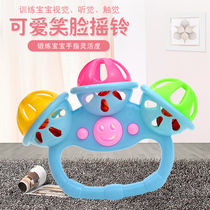 Puzzle early education hand holding rattles infants and young children baby toys 50-1 years old seven children two 3-6 months three