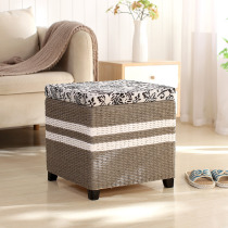 Door Hall Woven containing stool storage stool Toy Containing stool Miscellaneous Finishing Box Wear stool Stool Stool stool