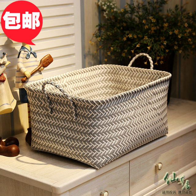 Free shipping Japanese-style simple dirty clothes hamper storage basket storage basket finishing basket large size clothes basket toy basket snack basket Free shipping Japanese-style simple dirty clothes hamper storage basket storage basket finishing basket large size clothes basket toy basket snack basket