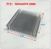 Radiator aluminum heat sink high quality heat sink block factory direct 100*60*19 8MM