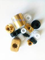 Customize all types of non-labeled T trapezoidal nuts in various material shapes T8 nut brass pom