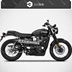 Italy ZARD STREET SCRAMBLER nhỏ leo côn đơn cổng ống xả ống xả toàn phần - Ống xả xe máy Ống xả xe máy