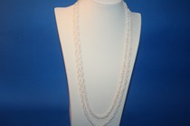 Old natural pearl necklace