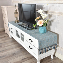 Dining table long bar tablecloth coffee table tablecloth fabric rectangular dressing table Western restaurant placematters tea room cloth