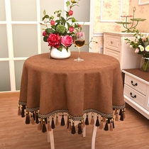 American luxury dining tablecloth round tassel tablecloth round tablecloth tablecloth tablecloth tablecloth tablecloth tablecloth customized