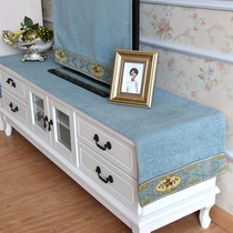New Chinese TV cabinet coffee table cloth tablecloth fabric rectangular living room home TV cabinet dust cover tablecloth