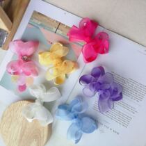 South Korea double-sided edge snow yarn side will not fall onion summer yarn hand-made ribbon bow