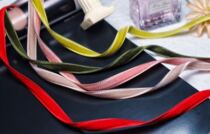 Japan imported double-sided velvet 9mm ribbon ribbon hair ribbon DIY velvet ribbon flocking ribbon bow