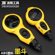 Persian tool automatic winding ink bucket Mini Scriber woodworking hand manual spinner wire spring decoration drawing line