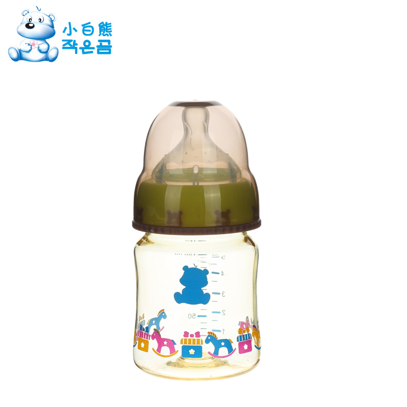 小白熊 宽口径婴儿PPSU奶瓶新生儿用品宝宝塑料奶瓶150ml 09537产品展示图3
