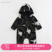 (Discounted) Mark Jenny autumn baby cotton long sleeve jumpsuit baby dress 19126A