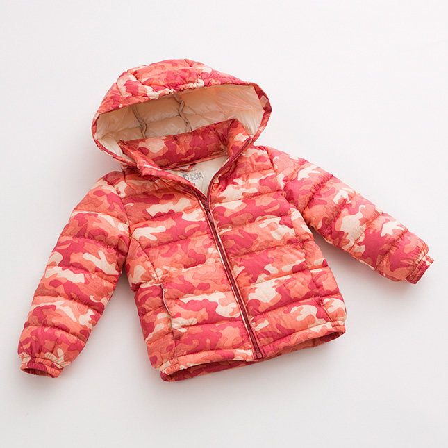 婴童服装 马克珍妮/marc janie 马克珍妮宝宝羽绒服 男童迷彩羽绒外套