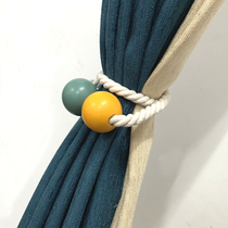 Curtain strap a pair of new magnet straps simple Princess wind tie rope lace curtain buckle cute creative new