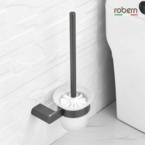 robern toilet toilet brush toilet toilet cup holder 304 stainless steel square bathroom pendant wire drawing gun ash