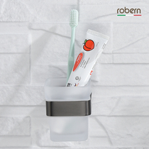 robern light lavish gun grey toothbrush cup holder gargling cup toilet single cup bathroom hardware bathroom pendant wire drawing