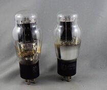 American RCA hanging filament 6A3 electronic tube a pair of 6 3V 2A3 electronic tubes